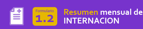 Resumen mensual de Internación