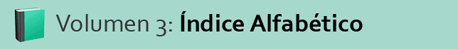 Volumen 3:Indice alfabético